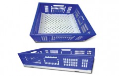 Big Foldable Plastic Crates by Shiva Industries