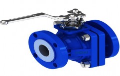 Manually Operated Flanged End Lined Ball Valve by Perfect Engineers