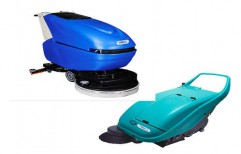 Battery Operated Floor Mopping and Sweeping Machine by NACS India
