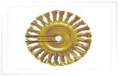 Brush Wheel, Crimped Wire by Barmer Tools And Machinery Store