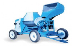 Hydraulic Concrete Mixer with Hopper (Diesel Op) by Gubbi Enterprises