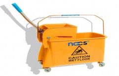 Single Bucket Mop Wringer Trolley by NACS India
