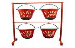 Fire Bucket Stand by Manglam Engineers India Private Limited