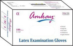 Amkay Disposable Latex Examination Gloves by AR Trading Company