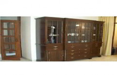 Designer Crockery Cabinet by 4s Interiors & Furnitures