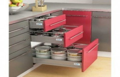 Designer Kitchen Cabinet by Saffron Interiors & Engineering