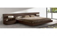 Designer Wooden Bed by Vishwakarma Interiors