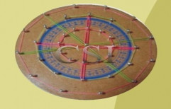 Geo Board-Circle (Wooden) by Chandra Scientific Industries