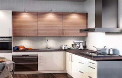 L Shaped Modular Kitchen by RK Kitchens