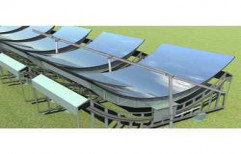 Parabolic trough solar energy collector by Benchmark Engineers And Consultants