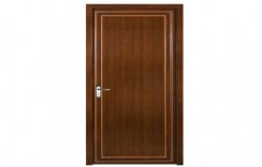 Brown PVC Bathroom Door