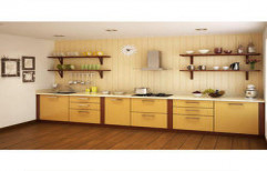 Straight Modular Kitchen by Archstone Home Interiors