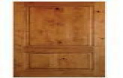 Two Panel Wood Door by N.K. Associates