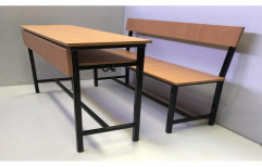 Wooden Dual Desk by Abhishek Industries