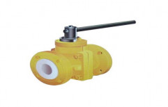 PTEF Lined Ball Valve by Swami Plast Industries