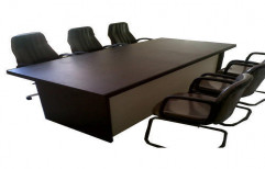 Rectangular Wooden Conference Table by Abhishek Industries