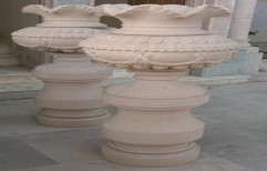 Stone Flower Pot by Priyanka Construction