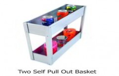Two Self Pull Out Basket by Maa Enterprise