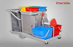 Greyline 1500b Housekeeping Trolley by Nutech Jetting Equipments India Pvt. Ltd.