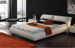 Leather Bed by Enlightenment Interiors Private Limited