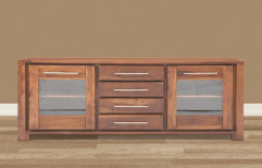 New York Solid Wood 4 Drawer And 2 Door Buffet by Majestic Kitchens & Decor