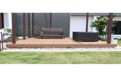 Outdoor Wooden Decking by Sajj Decor