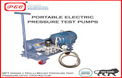 Portable Electric Pressure Test Pumps by Pump Engineering Co. Private Limited