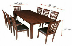 Solid Wooden Dinning Set by Big Furn