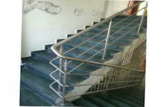 SS Stair Railing by Rajeshwar Steel  Art