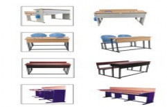 Two Seater School Desk by Ikon Office Equipments