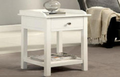White Side Table by Bhagwati Traders