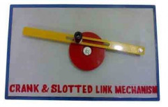 Crank and Slotted Link Mechanism - Model by Edutek Instrumentation