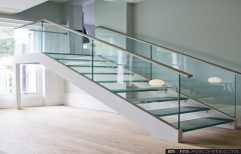 Glass Staircase by Varna Glass & Plywood Trading Private Limited