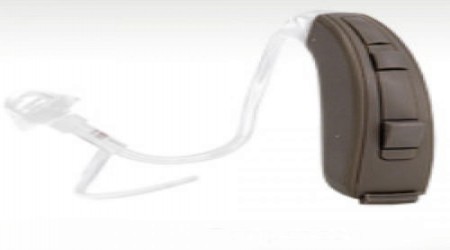 Interton Stage 3 Power BTE Hearing Aid 383 by Saimo Import & Export