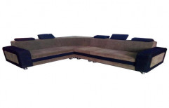 L Shape Wooden Sofa by Vinayak Plywood