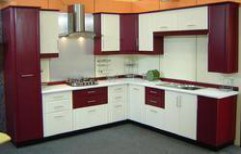L Shaped Modular Kitchen by Modular Kitchen World