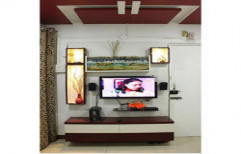 LCD TV Unit by Sakar Interiors