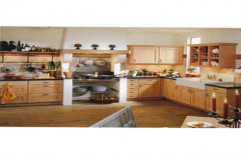Modern Medium Wood Kitchen by SR Trading