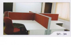 Modular Cubicle Workstation by Sai Furniture & Interiors