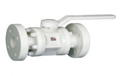 PP Flange End Solid Ball Valve by Parshwa Industries