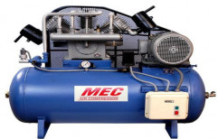Single Stage Double Cylinder Air Compressors by Mec Compressor