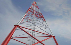 Telecom Tower with Angle and Flats Painted / Galvanized by Palman Controls & Systems