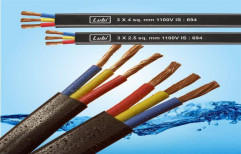 Three Core Flat Cables by Lubi Industries Llp
