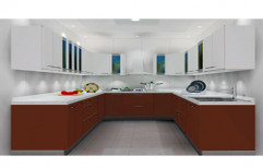 U Shaped Modular Kitchen by Sakar Interiors