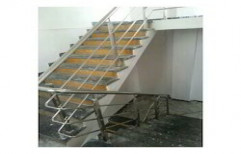 Bar Stair Railing by Rajeshwar Steel  Art