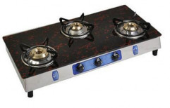 Glass Top Gas Stove by Hare Krishna Sales