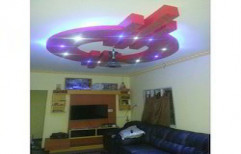 Living Room False Ceiling by Accurate Interior