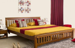 Marko Solid Wood Queen Bed Without Storage by Majestic Kitchens & Decor