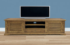 Riviera Solid Wood Entertainment Unit by Majestic Kitchens & Decor