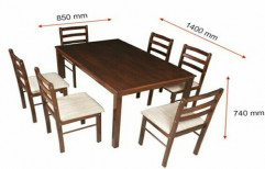 Solid Wood Dinning Table by Big Furn